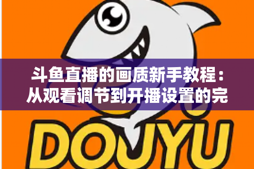 斗鱼直播的画质新手教程:从观看调节到开播设置的完整优化指南 斗鱼直播的画质新手教程:从观看调节到开播设置的完整优化指南