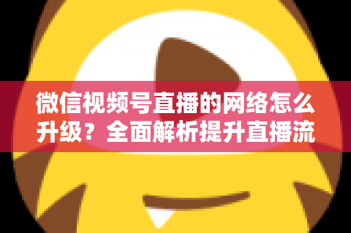 微信视频号直播的网络怎么升级？全面解析提升直播流畅度的实用方法