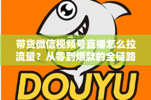带货微信视频号直播怎么拉流量?从零到爆款的全链路引流实战指南 带货微信视频号直播怎么拉流量?从零到爆款的全链路引流实战指南