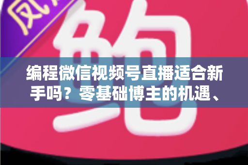 编程微信视频号直播适合新手吗?零基础博主的机遇、挑战与实战全指南 编程微信视频号直播适合新手吗?零基础博主的机遇、挑战与实战全指南