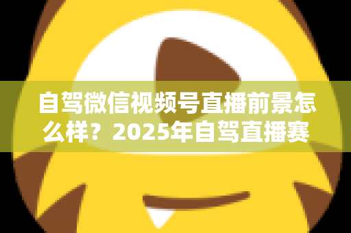 自驾微信视频号直播前景怎么样？2025年自驾直播赛道机遇与变现前景全解析